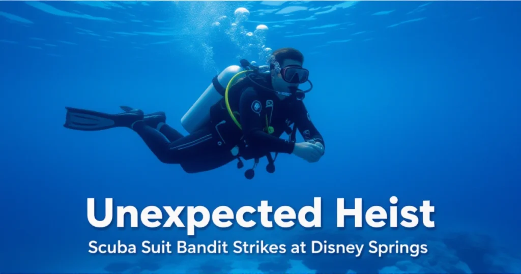 Featured image for Unexpected Heist: Scuba Suit Bandit Strikes at Disney Springs