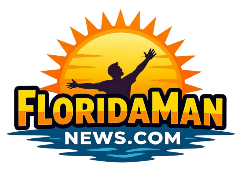 Florida Man News Logo with a transparent background