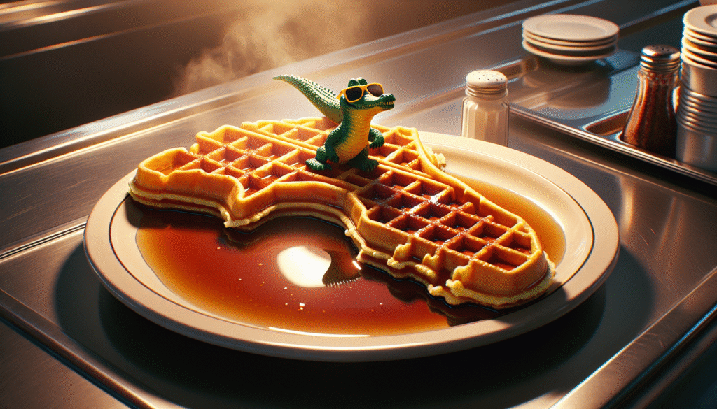 Florida Man Among Waffles at the All You Can Eat Buffet