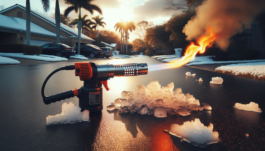 Florida Man Arrested for Using a Flamethrower to Defrost Driveway