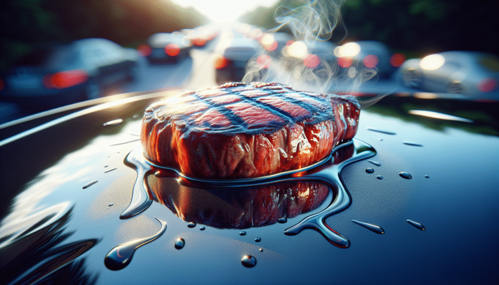 Florida Man Attempts to Cook Steak on Car Hood During Traffic Jam