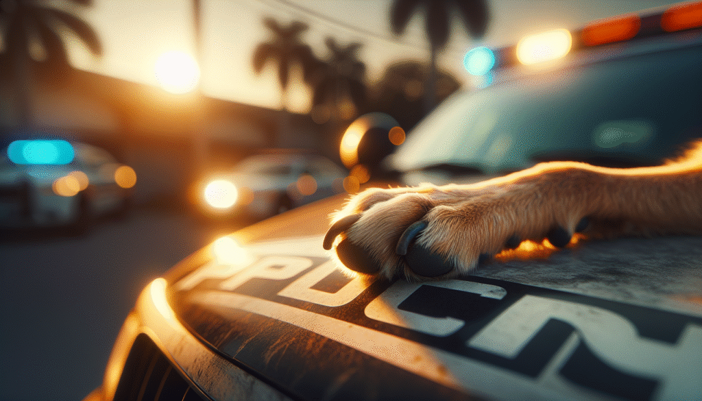 Florida Man Leads Police on Chase, Stops Only to Pet a Random Dog Florida Man Leads Police on Chase, Stops Only to Pet a Random Dog