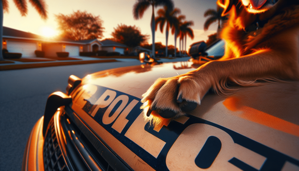 Florida Man Leads Police on Chase, Stops Only to Pet a Random Dog Florida Man Leads Police on Chase, Stops Only to Pet a Random Dog